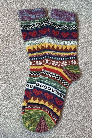 Good Vibes Fair Isle Socks 2 -